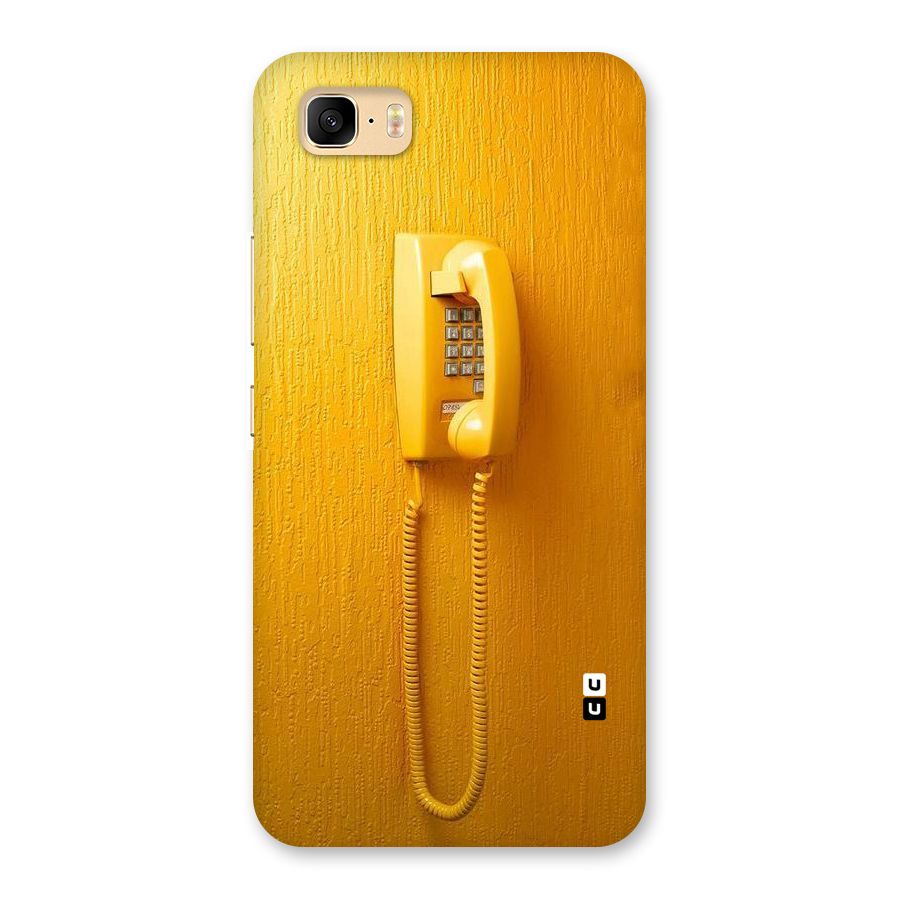 Aesthetic Yellow Telephone Back Case for Zenfone 3s Max