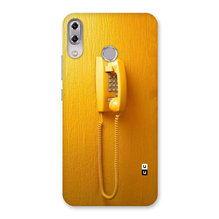 Aesthetic Yellow Telephone Back Case for Zenfone 5Z