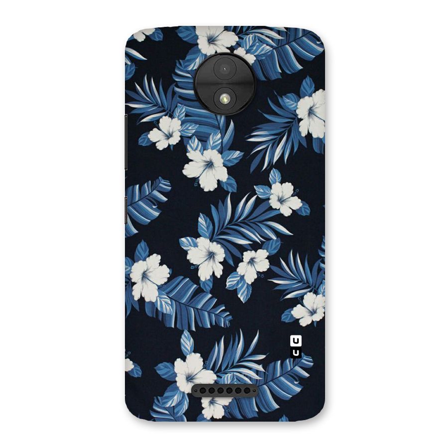 Aesthicity Floral Back Case for Moto C