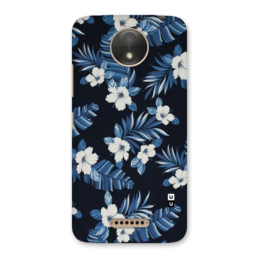 Aesthicity Floral Back Case for Moto C Plus