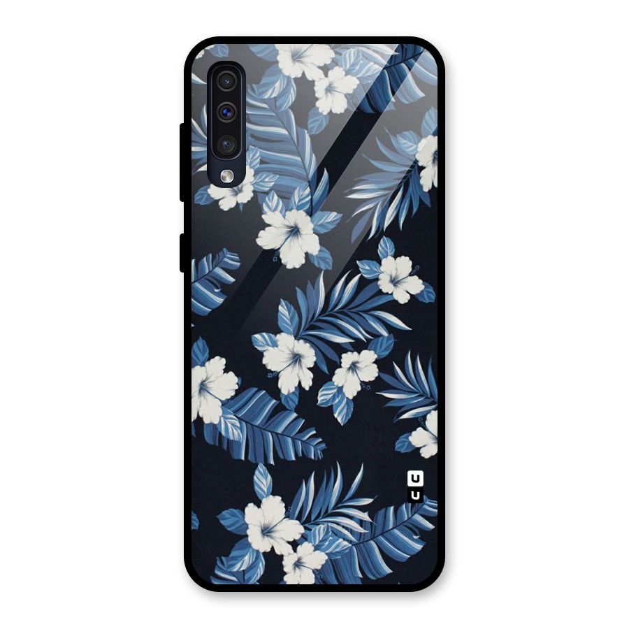 Aesthicity Floral Glass Back Case for Galaxy A30s