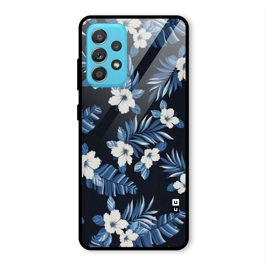 Aesthicity Floral Glass Back Case for Galaxy A52s 5G