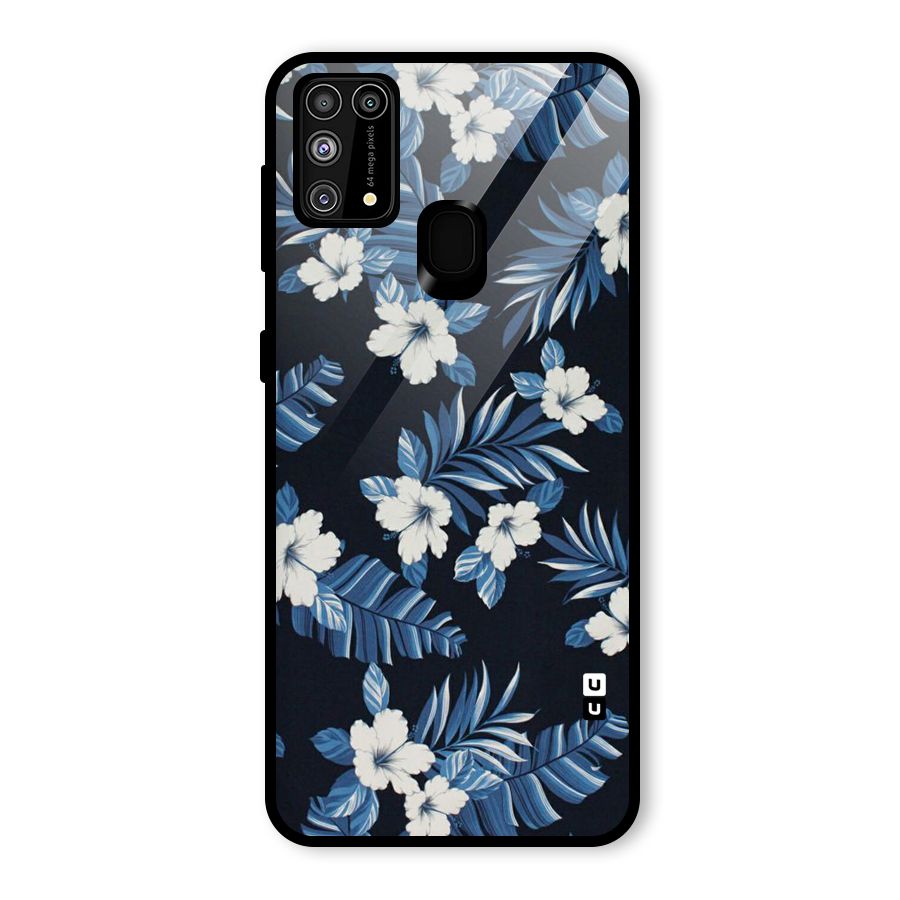 Aesthicity Floral Glass Back Case for Galaxy M31
