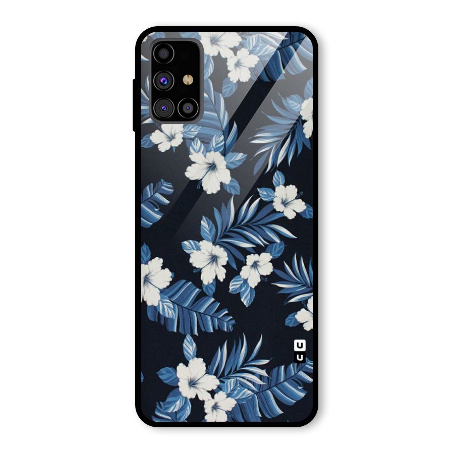 Aesthicity Floral Glass Back Case for Galaxy M31s