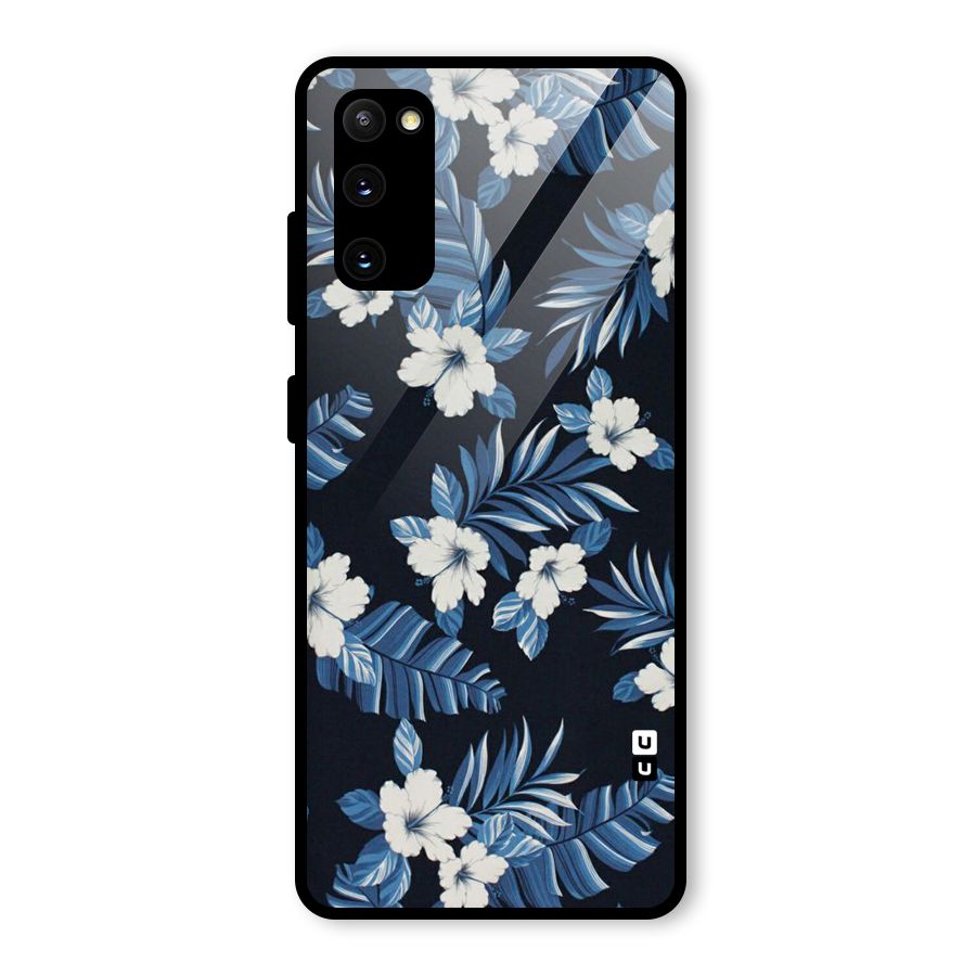 Aesthicity Floral Glass Back Case for Galaxy S20 FE 5G