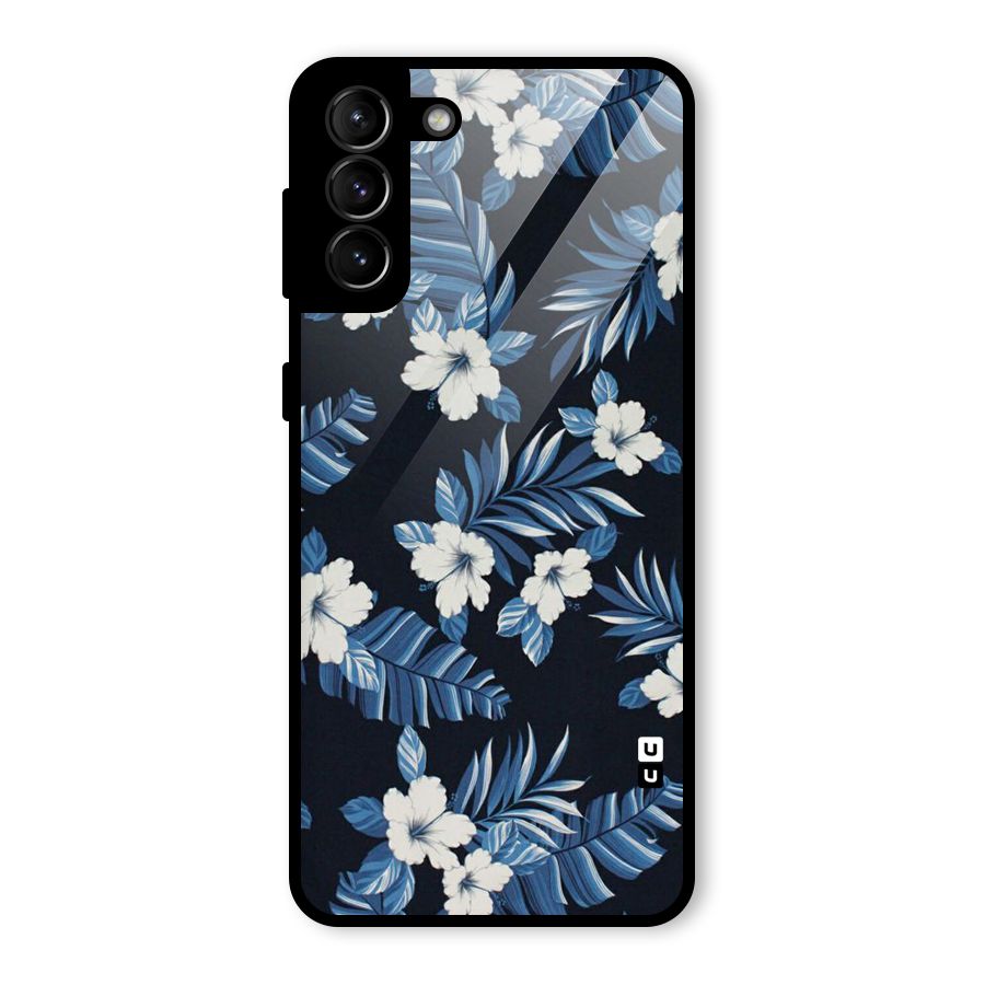 Aesthicity Floral Glass Back Case for Galaxy S21 Plus
