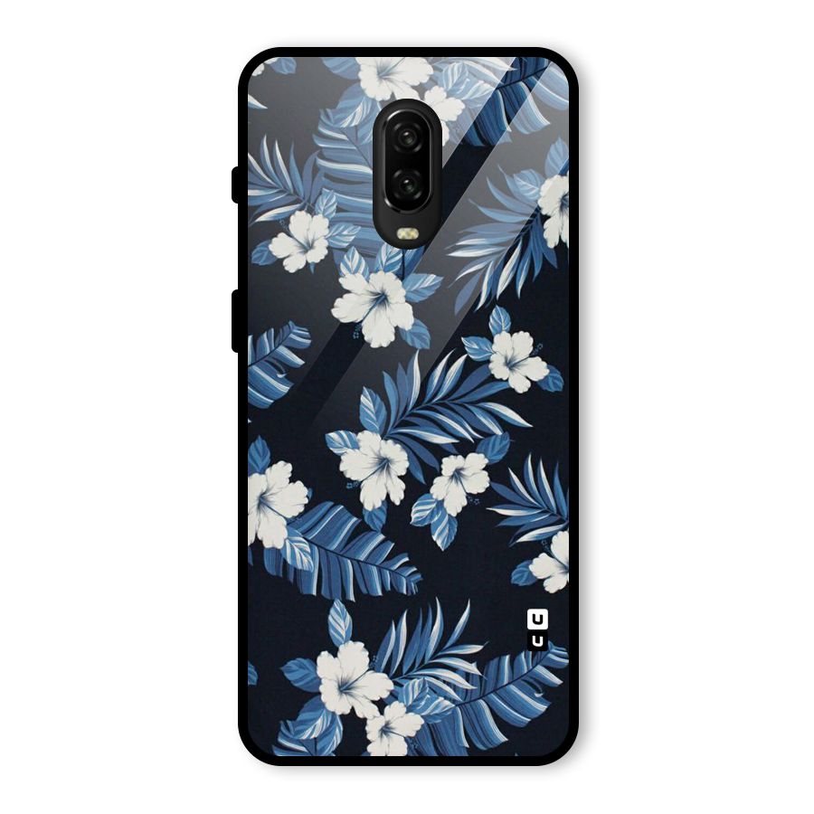 Aesthicity Floral Glass Back Case for OnePlus 6T