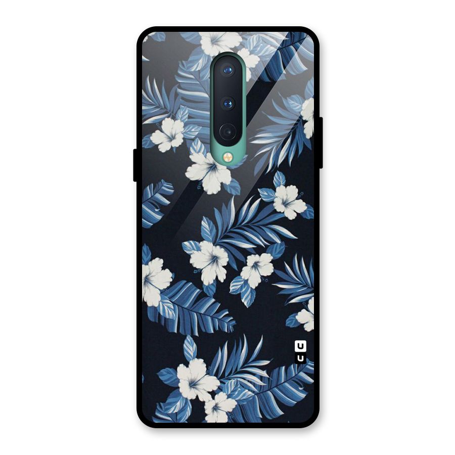 Aesthicity Floral Glass Back Case for OnePlus 8
