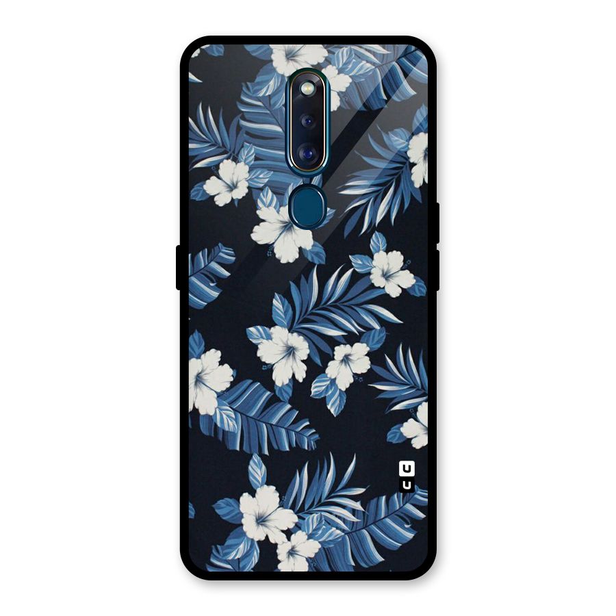 Aesthicity Floral Glass Back Case for Oppo F11 Pro