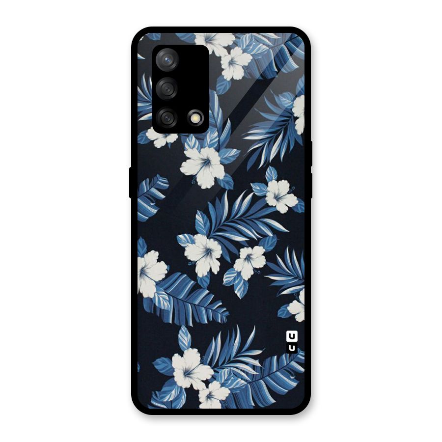 Aesthicity Floral Glass Back Case for Oppo F19