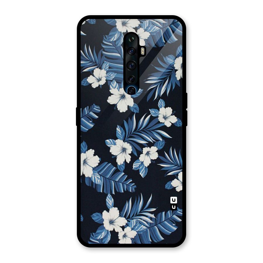 Aesthicity Floral Glass Back Case for Oppo Reno2 F