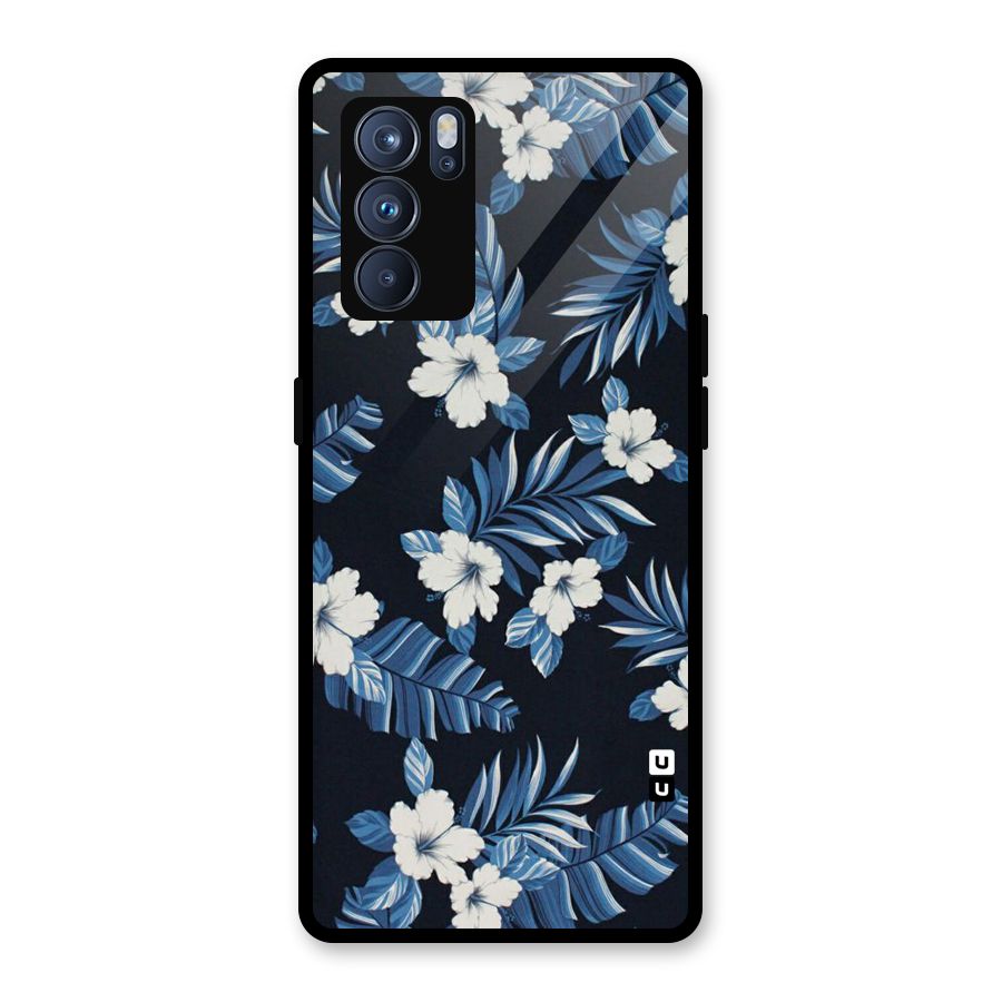 Aesthicity Floral Glass Back Case for Oppo Reno6 Pro 5G