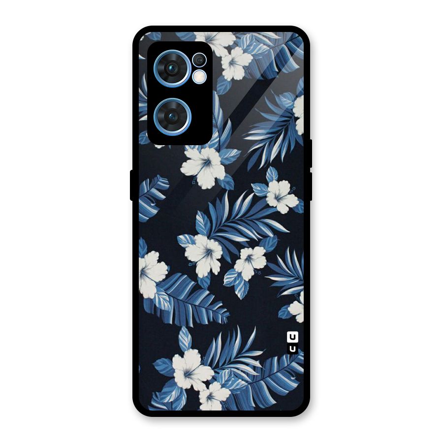 Aesthicity Floral Glass Back Case for Oppo Reno7 5G