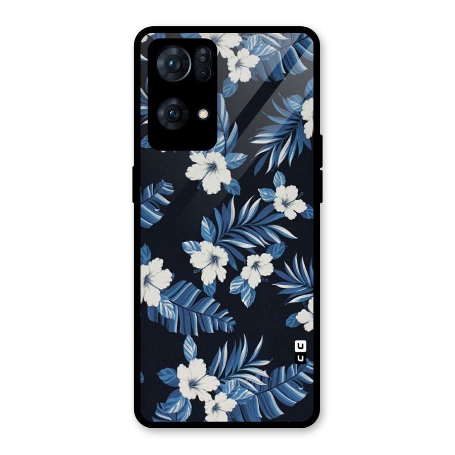 Aesthicity Floral Glass Back Case for Oppo Reno7 Pro 5G