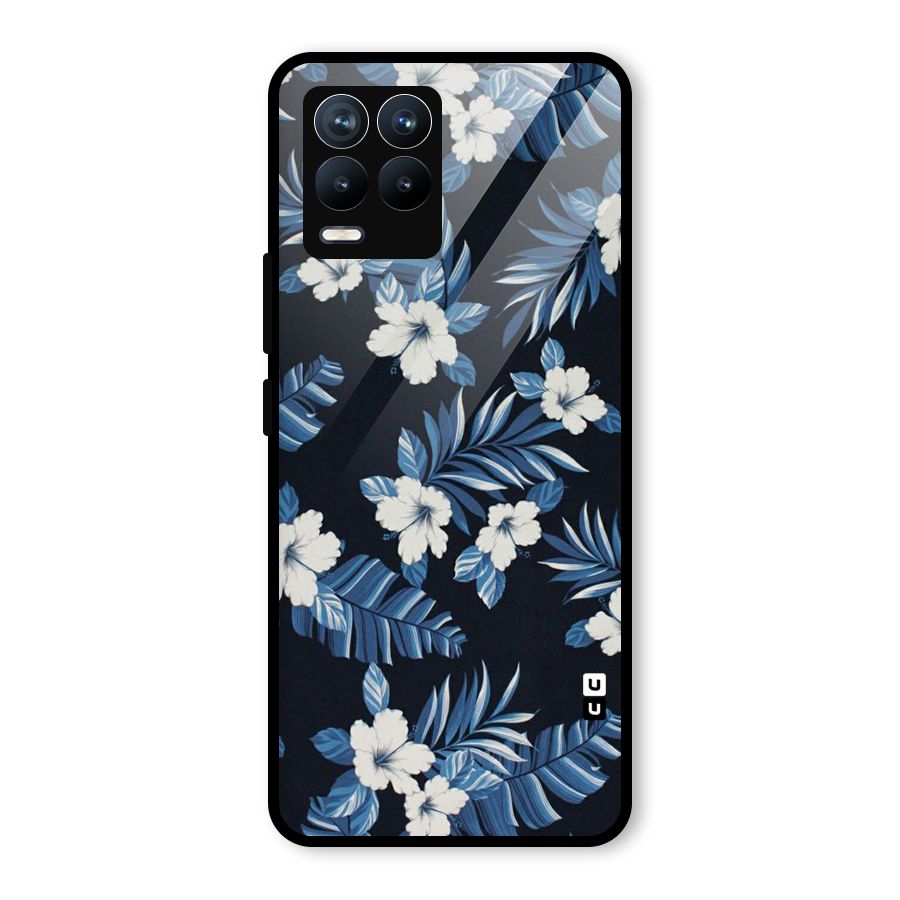 Aesthicity Floral Glass Back Case for Realme 8 Pro