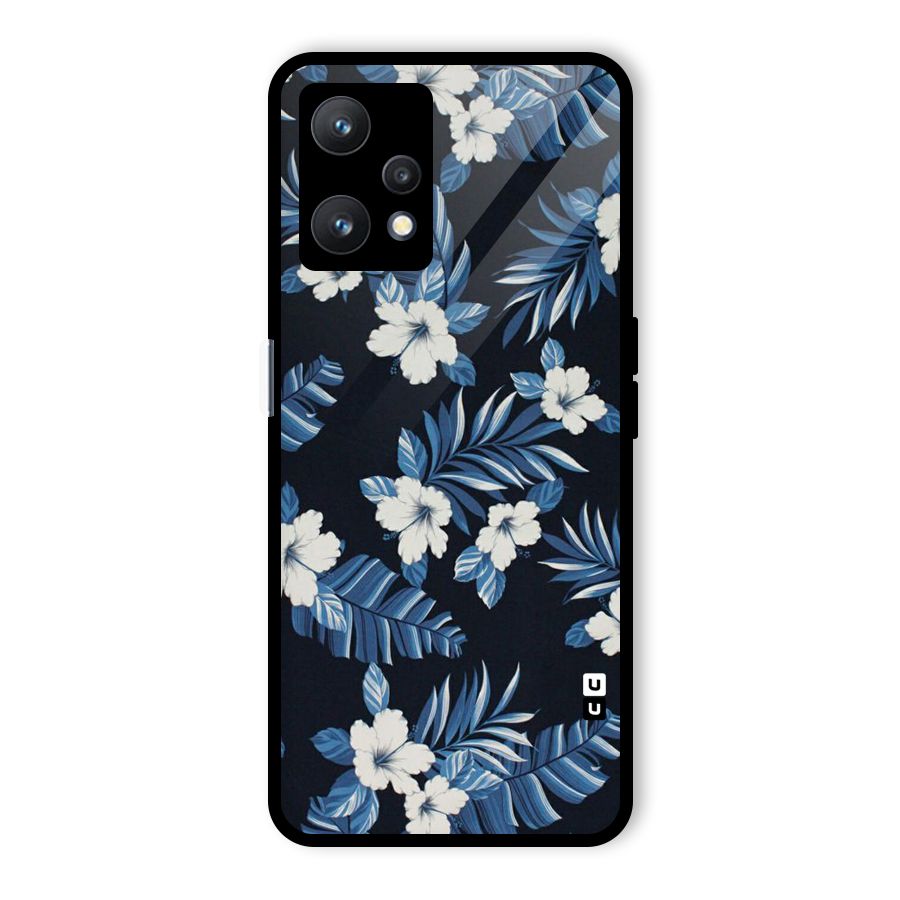 Aesthicity Floral Glass Back Case for Realme 9 Pro 5G