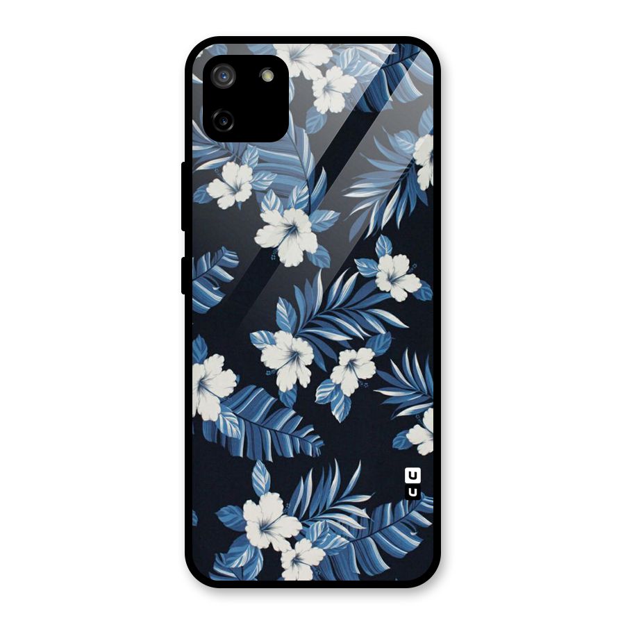 Aesthicity Floral Glass Back Case for Realme C11