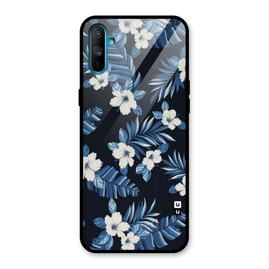 Aesthicity Floral Glass Back Case for Realme C3