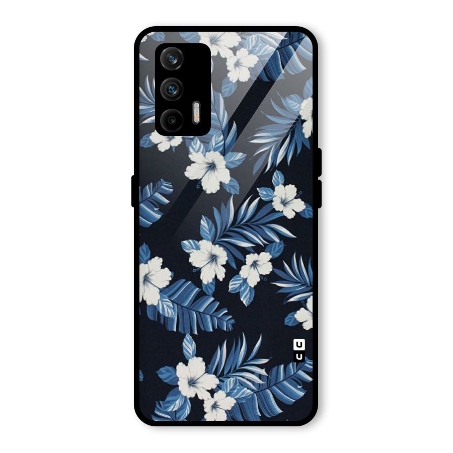 Aesthicity Floral Glass Back Case for Realme GT 5G