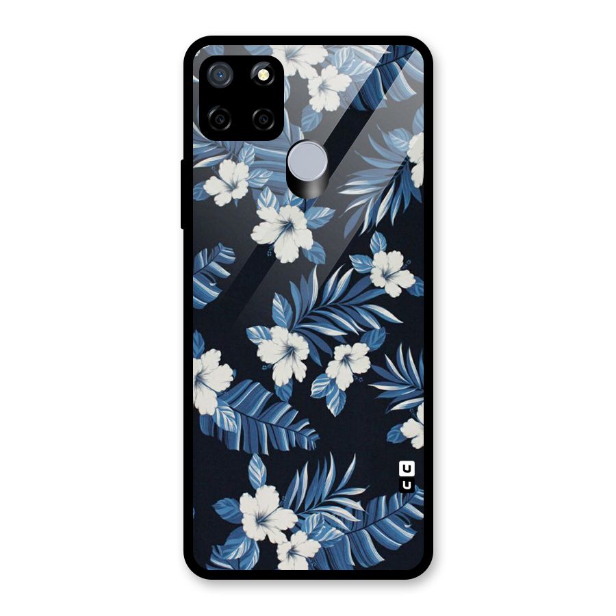 Aesthicity Floral Glass Back Case for Realme Narzo 20