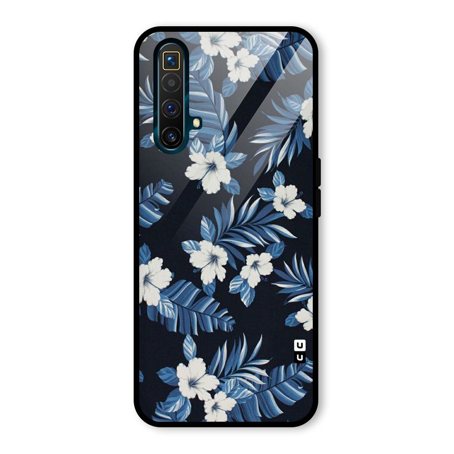 Aesthicity Floral Glass Back Case for Realme X3 SuperZoom