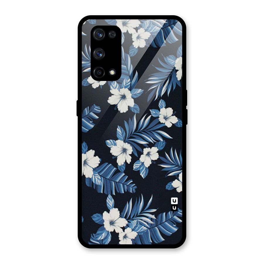 Aesthicity Floral Glass Back Case for Realme X7 Pro