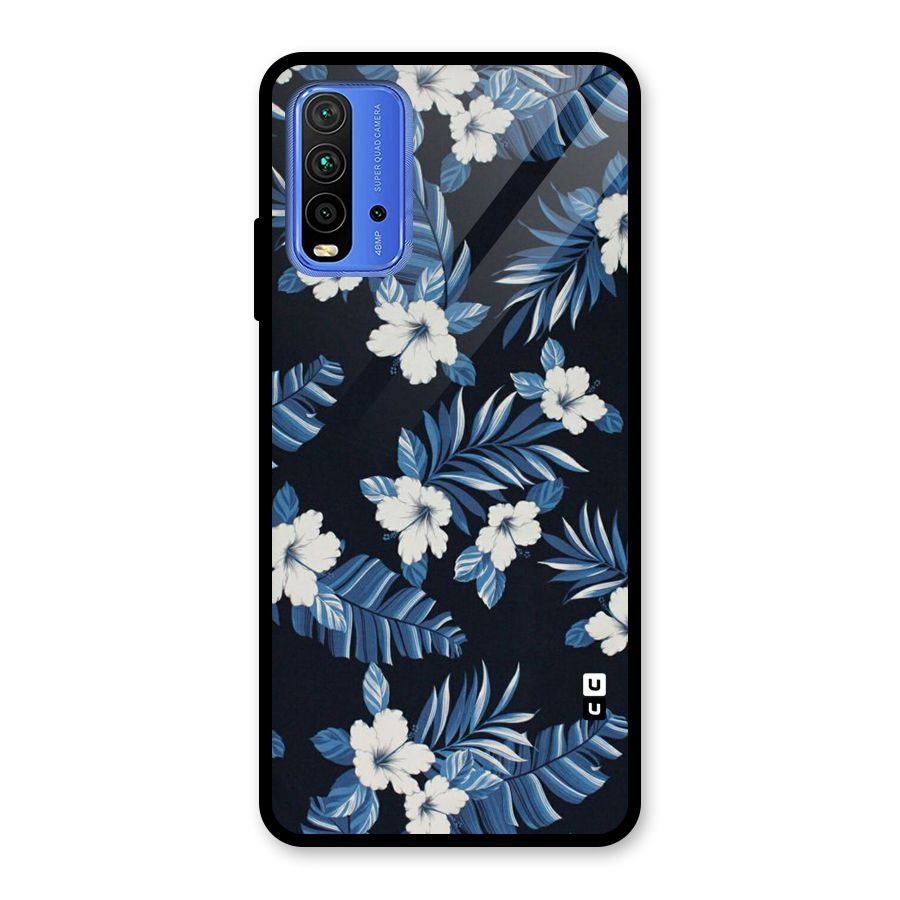 Aesthicity Floral Glass Back Case for Redmi 9 Power