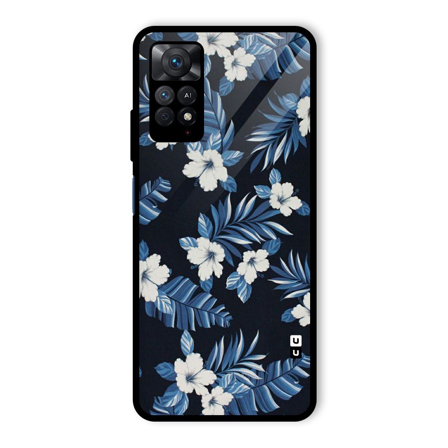 Aesthicity Floral Glass Back Case for Redmi Note 11 Pro Plus 5G