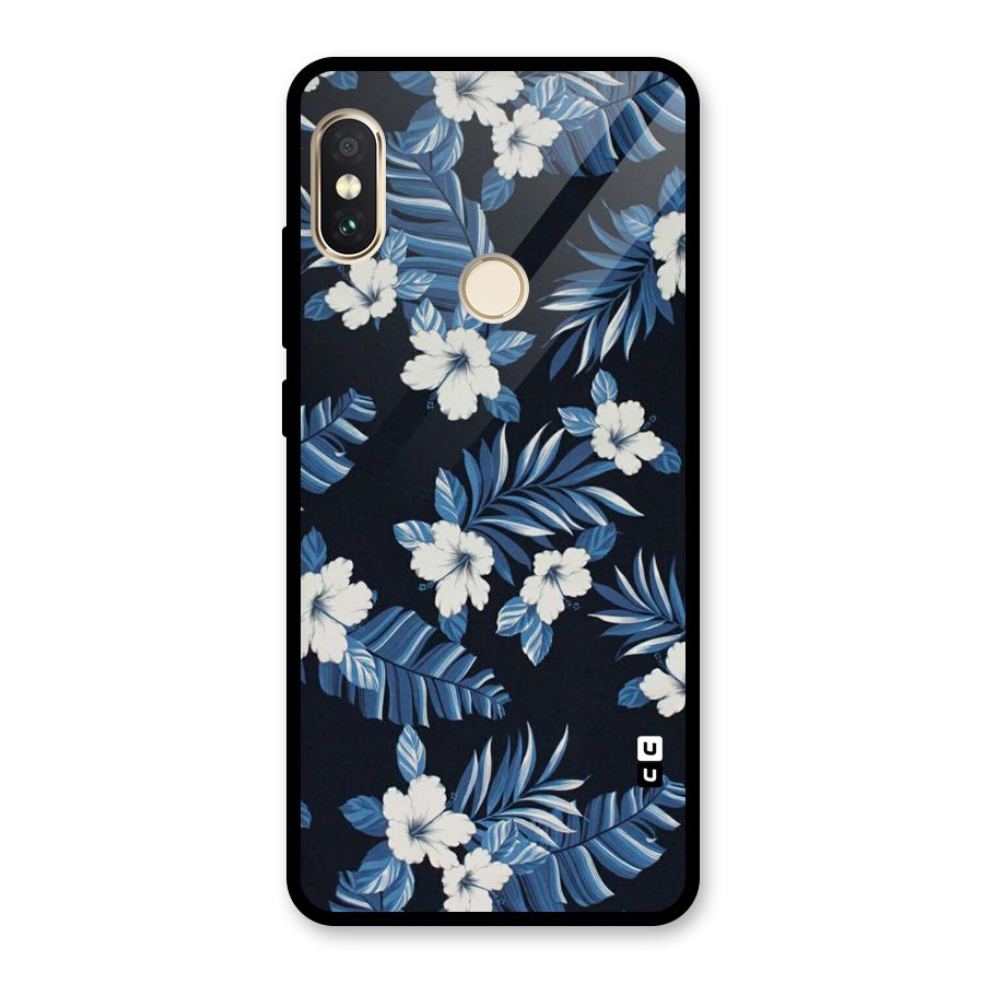 Aesthicity Floral Glass Back Case for Redmi Note 5 Pro