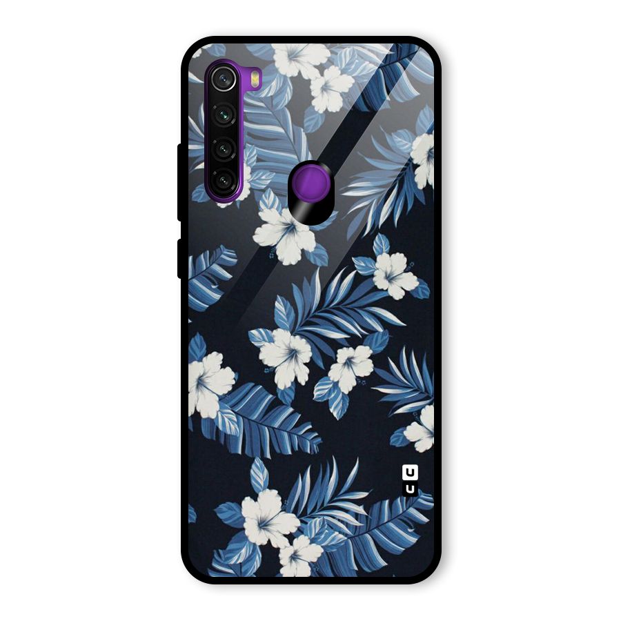 Aesthicity Floral Glass Back Case for Redmi Note 8