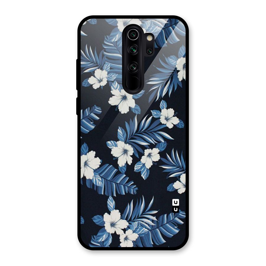 Aesthicity Floral Glass Back Case for Redmi Note 8 Pro