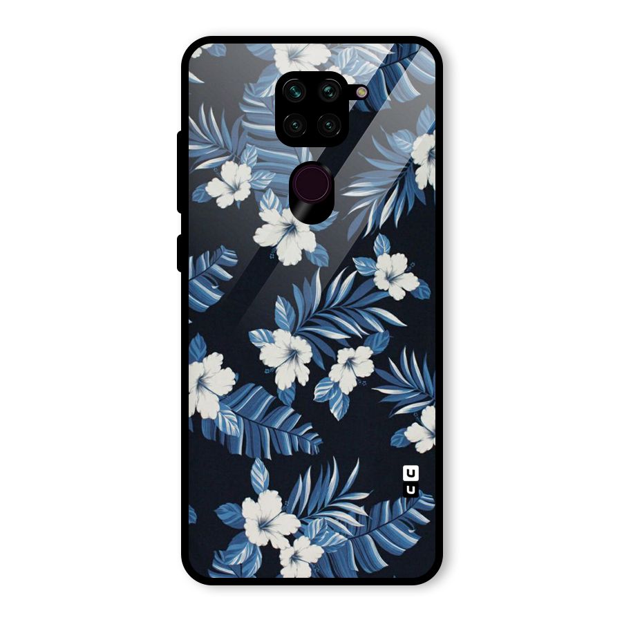 Aesthicity Floral Glass Back Case for Redmi Note 9