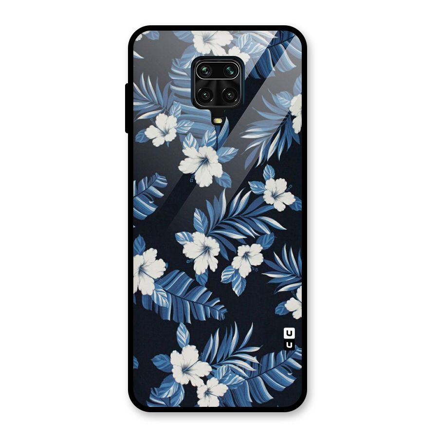 Aesthicity Floral Glass Back Case for Redmi Note 9 Pro