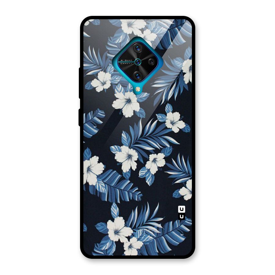 Aesthicity Floral Glass Back Case for Vivo S1 Pro