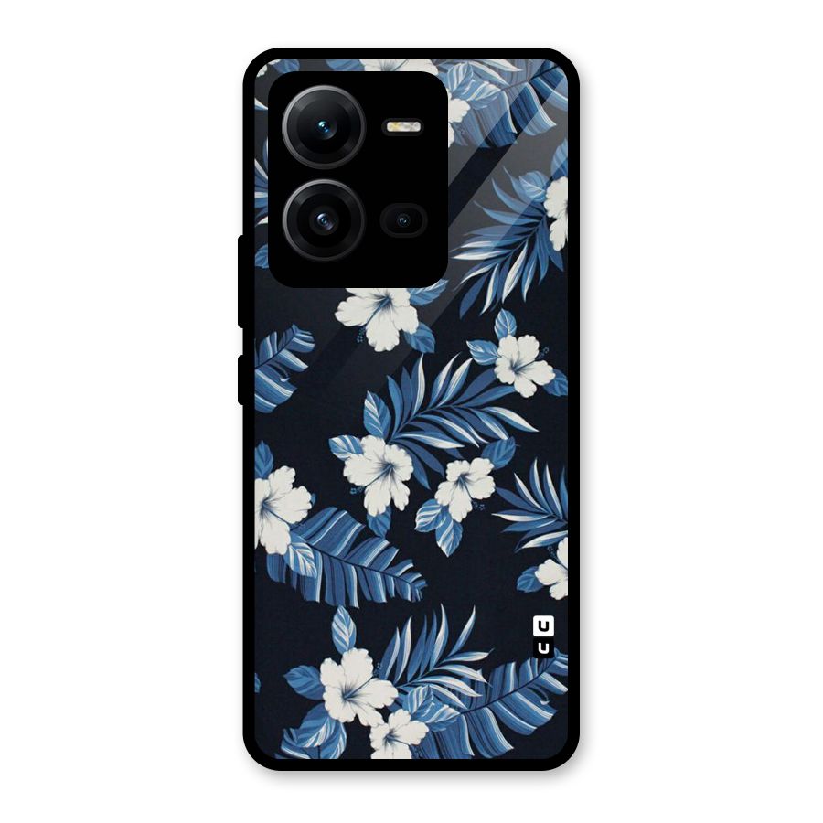 Aesthicity Floral Glass Back Case for Vivo V25