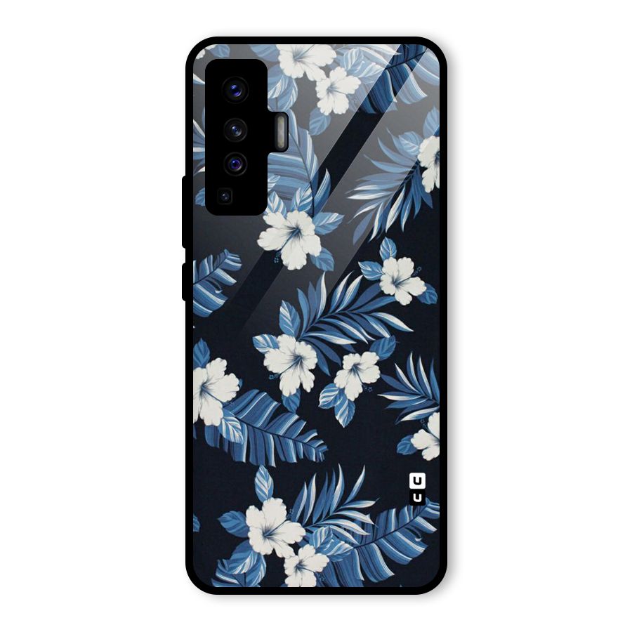 Aesthicity Floral Glass Back Case for Vivo X50