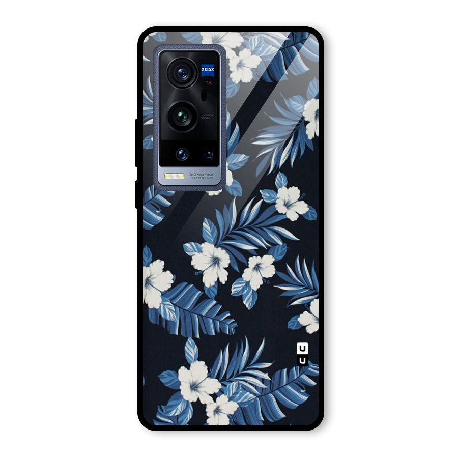 Aesthicity Floral Glass Back Case for Vivo X60 Pro Plus
