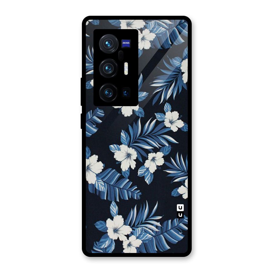 Aesthicity Floral Glass Back Case for Vivo X70 Pro Plus