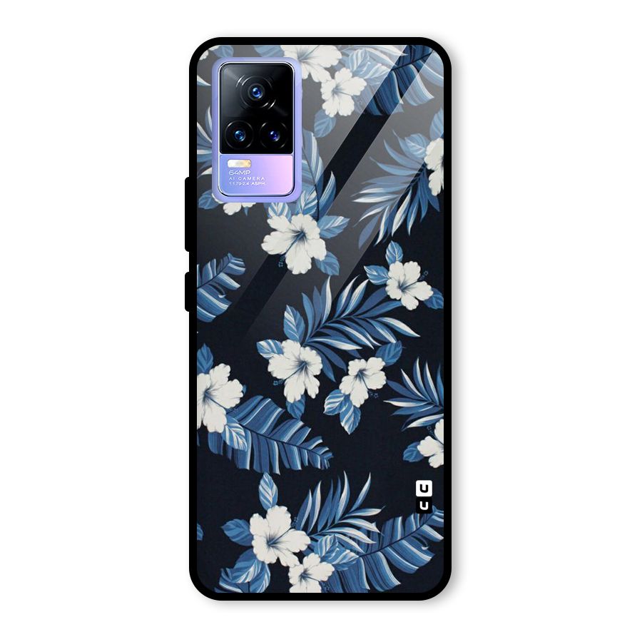 Aesthicity Floral Glass Back Case for Vivo Y73