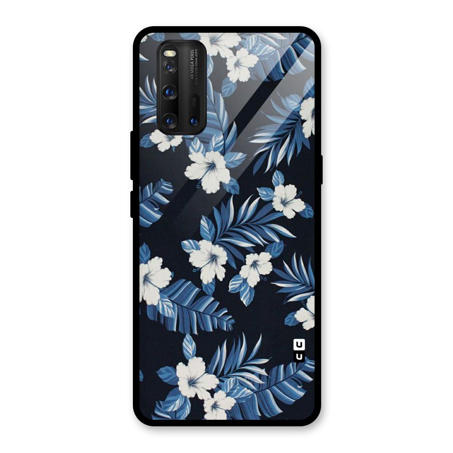 Aesthicity Floral Glass Back Case for Vivo iQOO 3