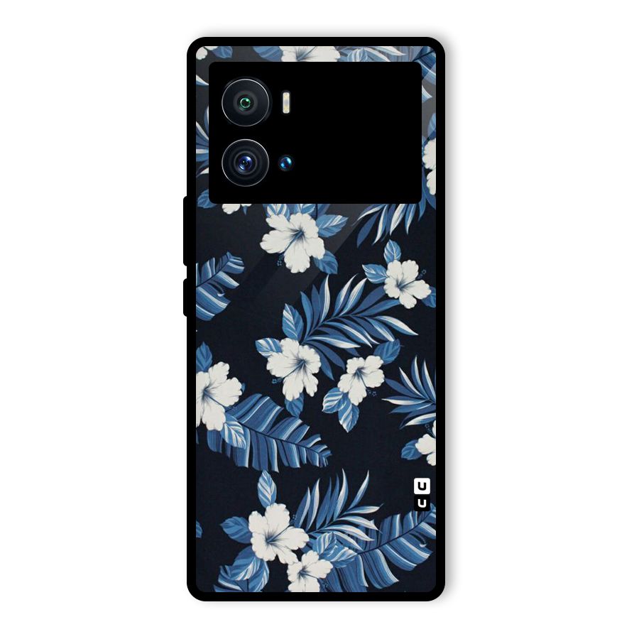 Aesthicity Floral Glass Back Case for Vivo iQOO 9 Pro