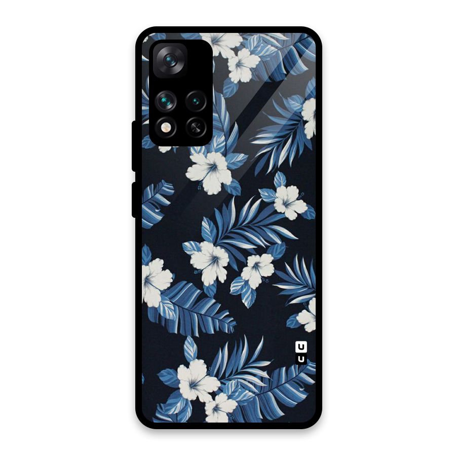Aesthicity Floral Glass Back Case for Xiaomi 11i HyperCharge 5G