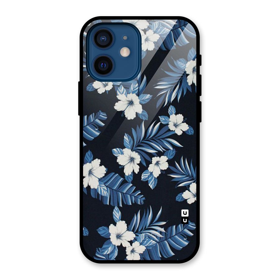 Aesthicity Floral Glass Back Case for iPhone 12 Mini