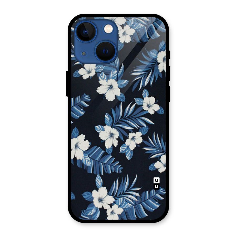 Aesthicity Floral Glass Back Case for iPhone 13 Mini