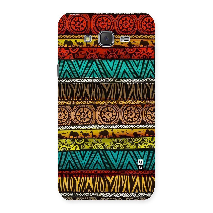 African Design Pattern Back Case for Galaxy J7