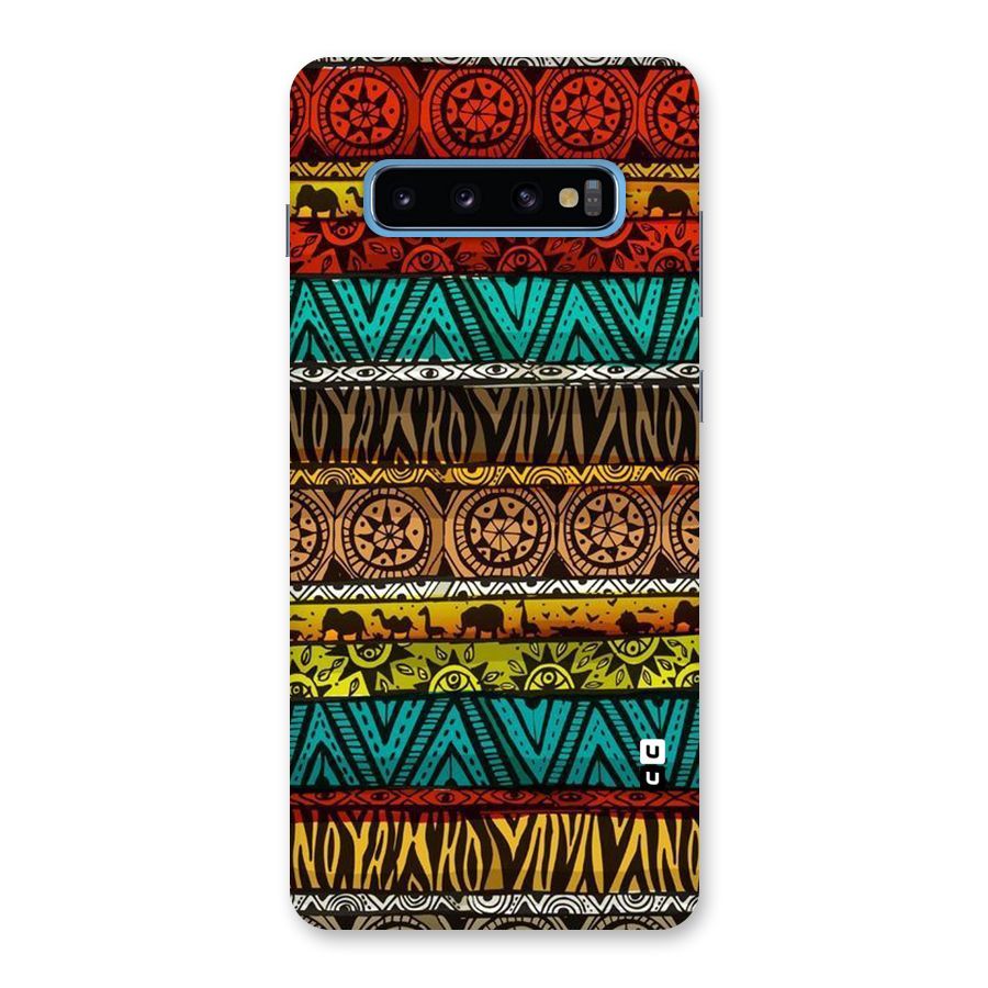 African Design Pattern Back Case for Galaxy S10 Plus