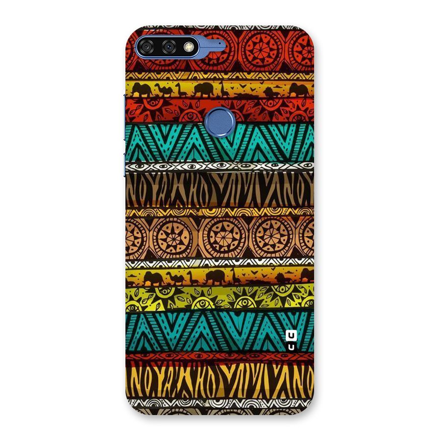 African Design Pattern Back Case for Honor 7C