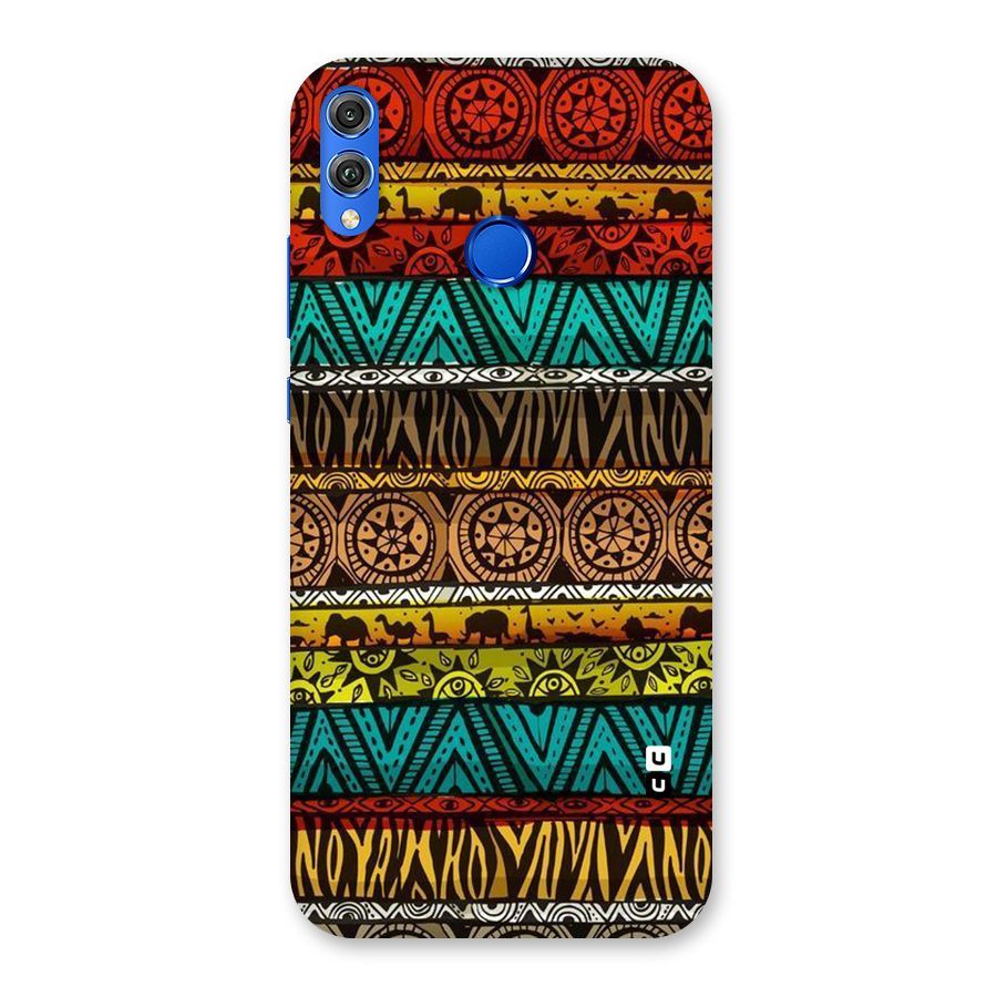 African Design Pattern Back Case for Honor 8X