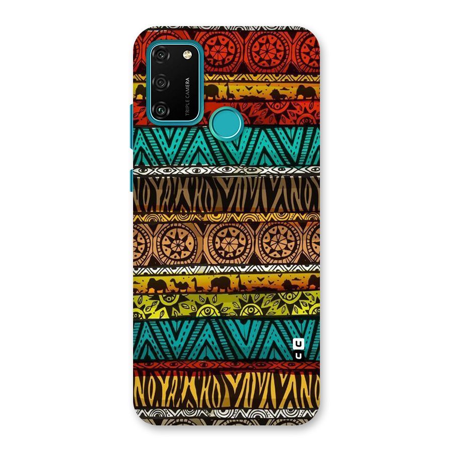 African Design Pattern Back Case for Honor 9A
