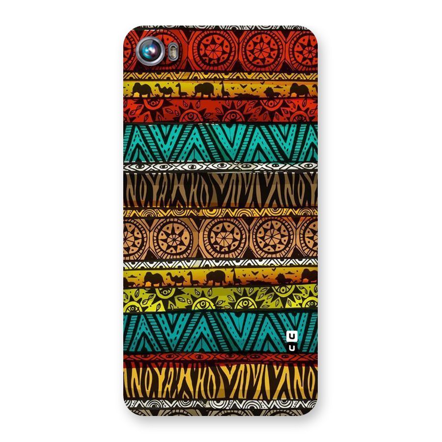 African Design Pattern Back Case for Micromax Canvas Fire 4 A107